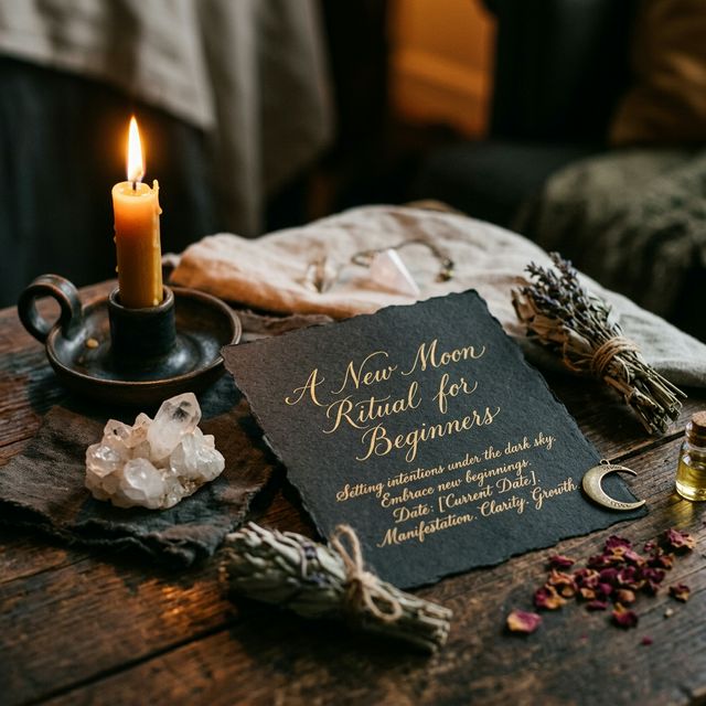 A New Moon Ritual for Beginners
