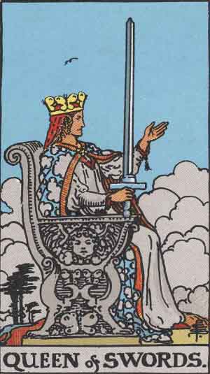 Queen of Swords tarot card